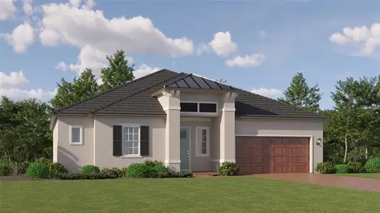 New construction Single-Family house 31605 Cardinal Yard Dr, San Antonio, FL 33576 Argent II- photo 0