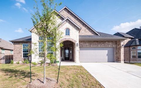 New construction Single-Family house 189 Wild Pecan Loop, Buda, TX 78610 MALIBU- photo 0