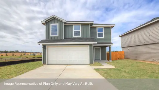 New construction Single-Family house 228 Surrey Oaks, Maxwell, TX 78656 plan The Franklin - image