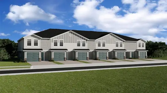 New construction Townhouse house 295 Chesapeake Dr, St. Cloud, FL 34771 plan Azalea Townhome - image