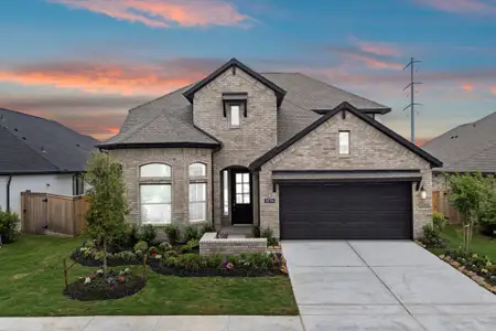 New construction Single-Family house 10714 Yellow Wild Indigo Ln, Cypress, TX 77433 plan Justin - image