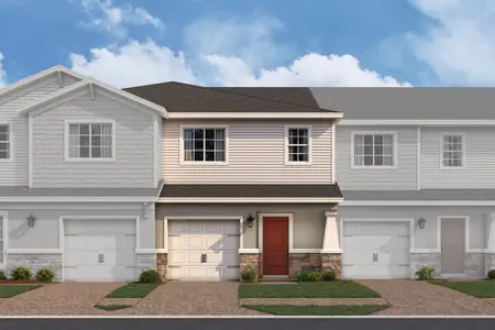 New construction Townhouse house 2692 Brave Reeves Rd, Orlando, FL 32822 plan San Jose - image