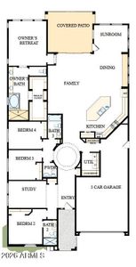 New construction Single-Family house 2857 E Picual Ave, San Tan Valley, AZ 85140 plan The Bergson - image