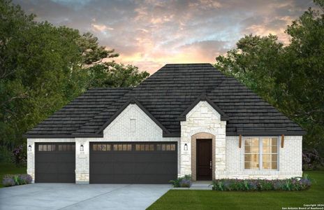 New construction Single-Family house 137 Trotting Horse, Boerne, TX 78006 Chilton- photo 0