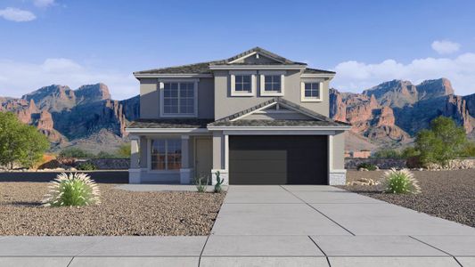 New construction Single-Family house 17642 W Sanna St, Waddell, AZ 85355 Passerine- photo 0