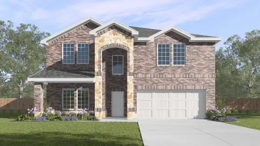 New construction Single-Family house 4829 Silver Vein Ave, Aubrey, TX 76227 plan Medbourne - image