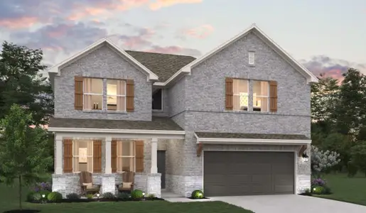 New construction Single-Family house 136 Coleto Trl, Bastrop, TX 78602 plan Somerville - image
