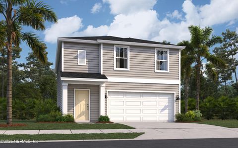 New construction Single-Family house 5257 Sawmill Point Way, Jacksonville, FL 32210 Firethorn- photo 0