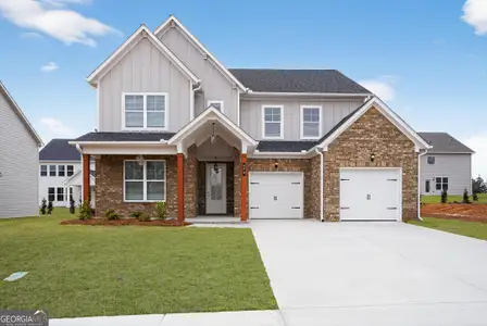 New construction Single-Family house 409 Bass Cir, Unit 35, Villa Rica, GA 30180 plan Auburn - image