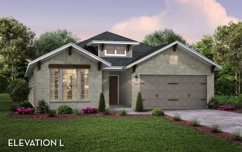 New construction Single-Family house 521 Exploration Cir, Liberty Hill, TX 78642 plan Greeley - image