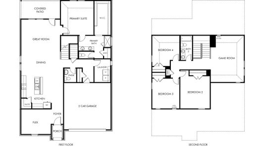 New construction Single-Family house 1568 Coldwater Wy, Crandall, TX 75411 plan The Pearl - image