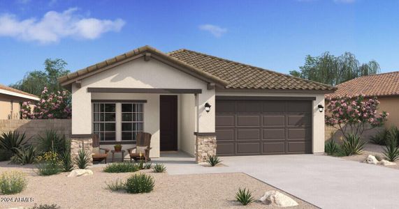 New construction Single-Family house 3723 S 233Rd Lane, Buckeye, AZ 85326 Godavari- photo 0