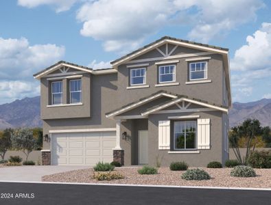 New construction Single-Family house 5599 S 240Th Lane, Buckeye, AZ 85326 Daisy- photo 0