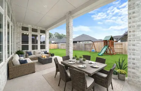 New construction Single-Family house 40028 Belted Kingfisher Ct, Magnolia, TX 77354 plan 2909AU - image 3