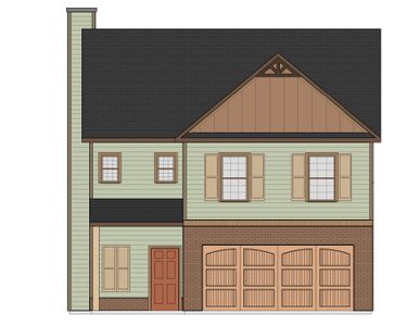 New construction Single-Family house 100 Jasmine Dr, Jackson, GA 30233 plan Springdale - image