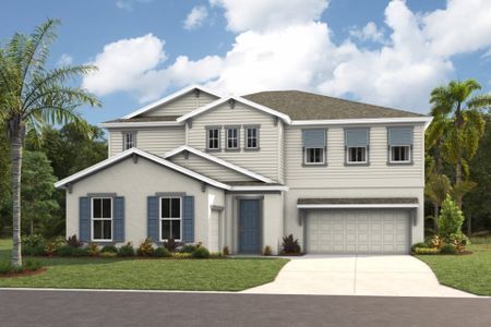 New construction Single-Family house 34009 Twilight Sea Pl, Wesley Chapel, FL 33545 plan Madeira III - image