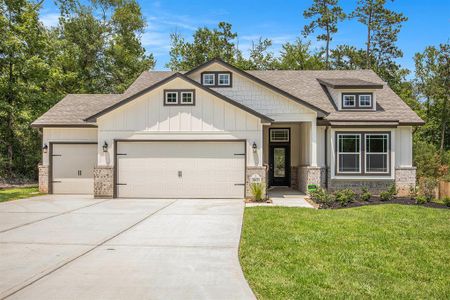 New construction Single-Family house 11776 Oakwood Ranch, Willis, TX 77378 Grayson- photo 0