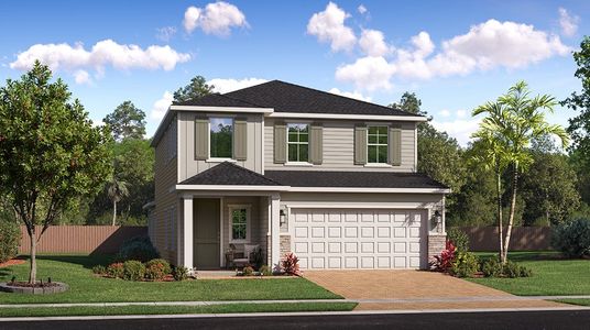 New construction Single-Family house 198 Silver Falls Blvd, St. Augustine, FL 32092 plan Brooklyn - image