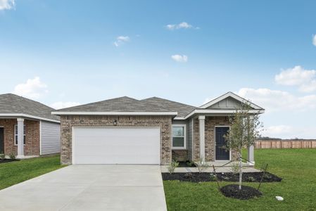 New construction Single-Family house 10644 Harlequinn, Adkins, TX 78101 plan Sterling - image