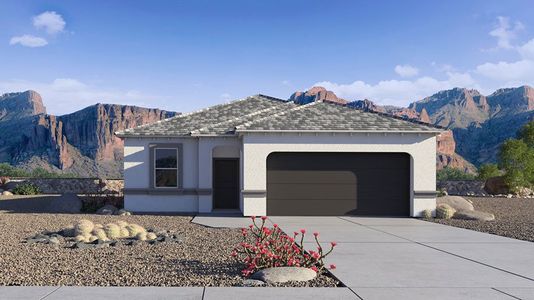 New construction Single-Family house 35376 N Breezy Ln, San Tan Valley, AZ 85140 Dalton- photo 0