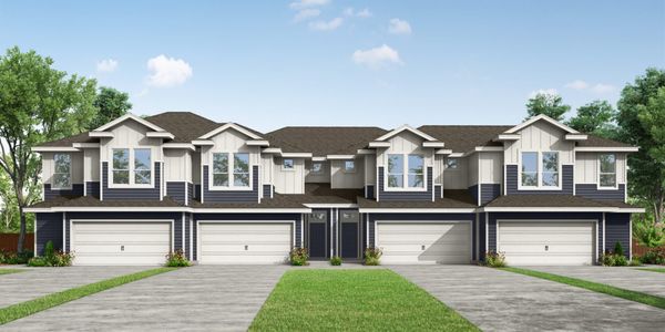 New construction Fourplex house 18909 Schultz Ln, Unit 2504, Round Rock, TX 78664 plan Comal - image