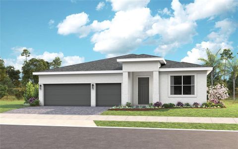New construction Single-Family house 1613 Bellagio Lp, Tavares, FL 32778 Pearl- photo 0