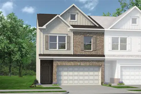 New construction Townhouse house 44 Jacobs Farm, Unit 20, Lawrenceville, GA 30045 - image