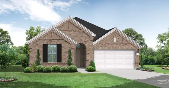 New construction Single-Family house 1174 Wandering Brook St, Magnolia, TX 77354 plan Kempner (2412-HV-40) - image