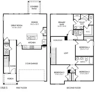 New construction Single-Family house 781 Red River Dr, Garner, NC 27529 plan Lennon - image 2