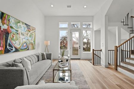 2nd floor living space with Juliet balcony