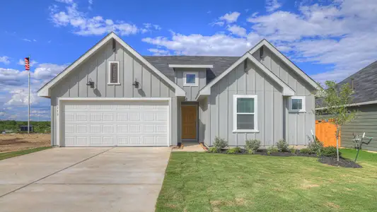 New construction Single-Family house 125 Silent Bird Ln, San Marcos, TX 78666 plan The Bellvue - image