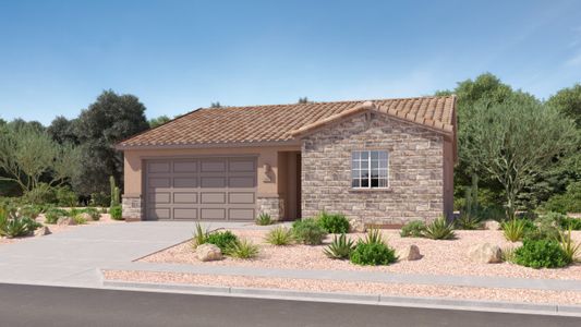New construction Single-Family house 17435 S Ironwood Bend Dr, Vail, AZ 85641 plan Bravo - image