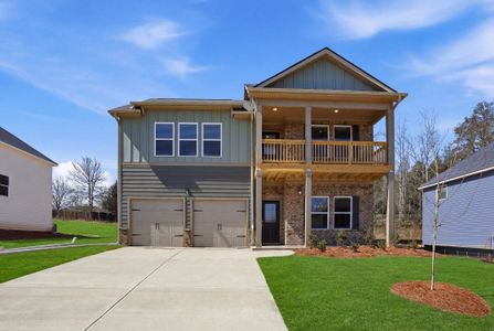 New construction Single-Family house 391 River Walk Farm Pwy, Covington, GA 30014 plan Jodeco Double Deck - image