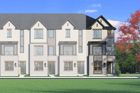 New construction Townhouse house 720 Ash Rd, Plano, TX 75075 plan Aberdeen II - image