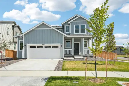 New construction Single-Family house 6077 Idlewild Pl, Brighton, CO 80601 plan 3501 - image