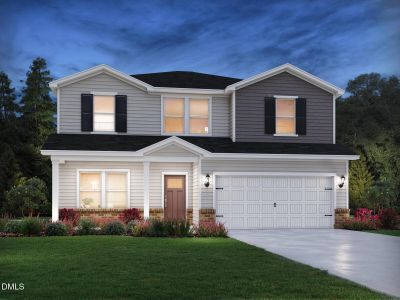 New construction Single-Family house 76 Thistle Patch Pl, Angier, NC 27501 plan Brentwood - image