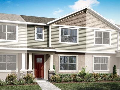 New construction Townhouse house 3200 Gardenia Reserve St, Apopka, FL 32712 - image