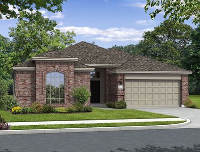 New construction Single-Family house 141 Barton Place Dr, Cleveland, TX 77327 plan The Crockett - image