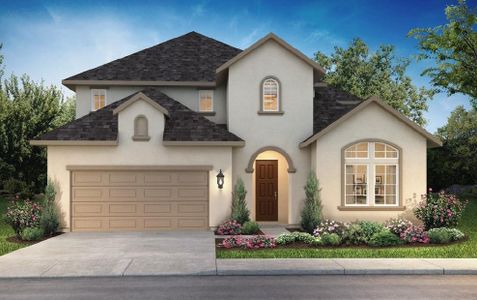 New construction Single-Family house 16163 Sheridan River Trl, Conroe, TX 77302 Plan 4549 Elevation C- photo 0