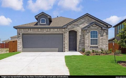 New construction Single-Family house 16307 Bonfire Pass, Elmendorf, TX 78112 - image
