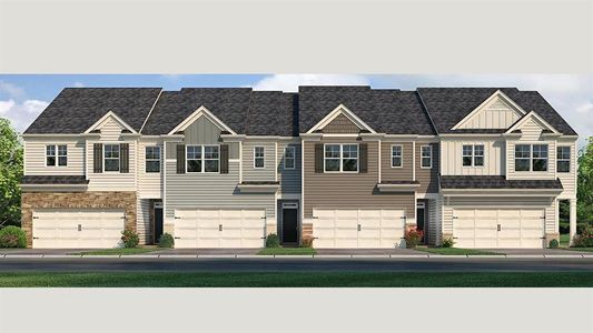 New construction Townhouse house 66 Berryville Dr, Dawsonville, GA 30534 plan Sudbury - image