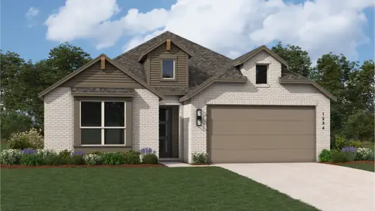 New construction Single-Family house 907 Sagebrush Trl, Sherman, TX 75092 plan Monet - image