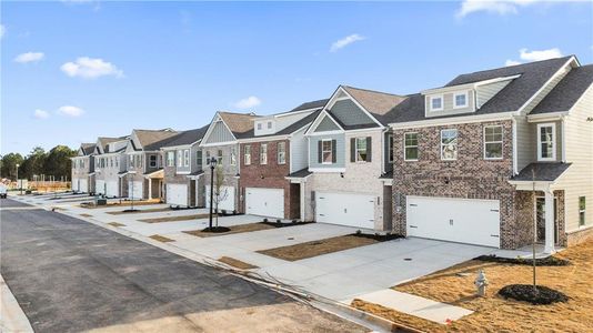 New construction Townhouse house 167 Belldown Ct, Mcdonough, GA 30253 The Lexington- photo 0