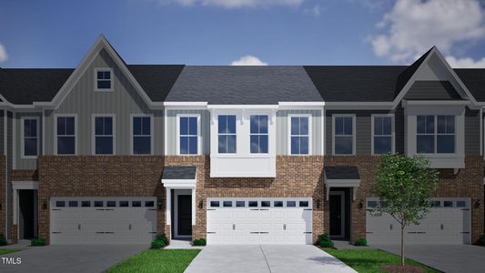 New construction Townhouse house 1012 Westerland Way, Durham, NC 27703 Mandevilla- photo 0