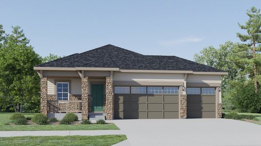 New construction Single-Family house 3536 Aspen Glen Lp, Elizabeth, CO 80107 plan Dolly - image