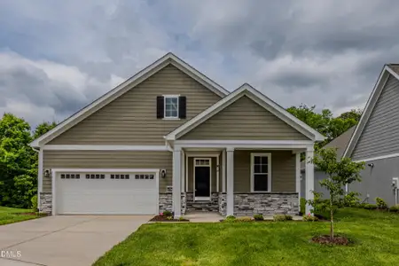 New construction Single-Family house 1108 Hudson Dr, Mebane, NC 27302 plan Portico - image