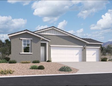 New construction Single-Family house 46940 W Old-Timer Rd, Maricopa, AZ 85139 Poppy Homeplan- photo 0