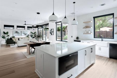 Common space - Kitchen overlooking open concept