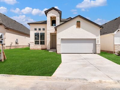 New construction Single-Family house 534 Pond Blf, Shavano Park, TX 78231 Marsala- photo 0