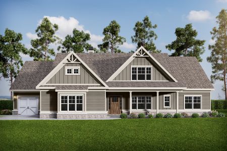New construction Single-Family house 42 Amelia Ct, Covington, GA 30014 plan (GA) Riley A.2 3 Side Entry (with bonus) - image